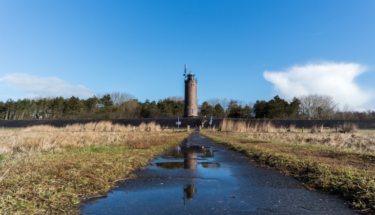 Der Leuchtturm von Bohl in St. Peter-Ording.