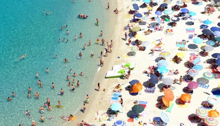 Strand in Tropea
