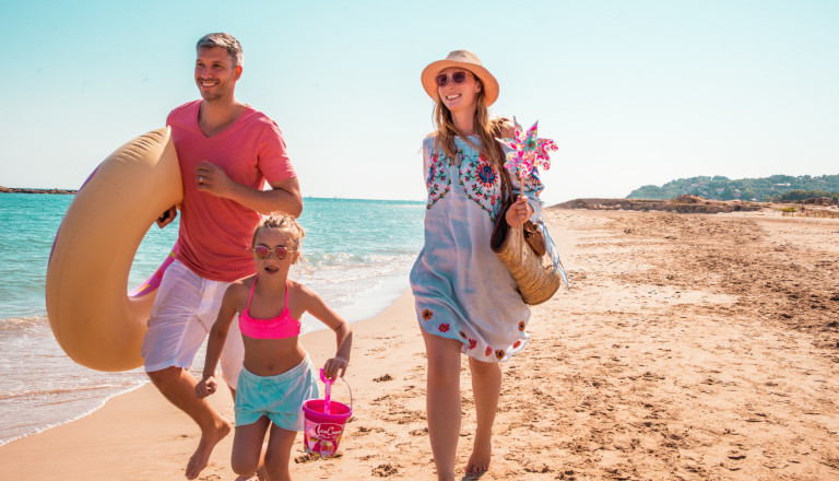 Strandurlaub Familie