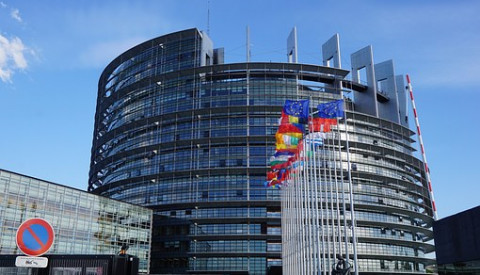 Das europäische Parlament kann besichtigt werden.