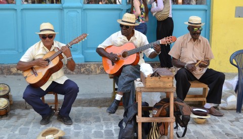 Straßenmusiker auf Kuba