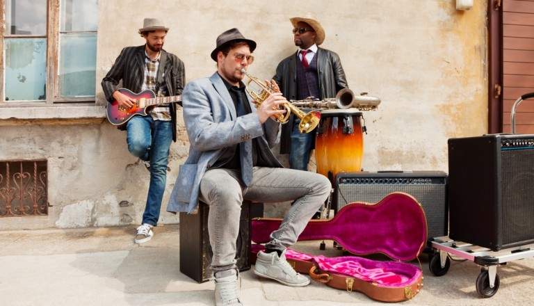 Jazz Straßenmusiker