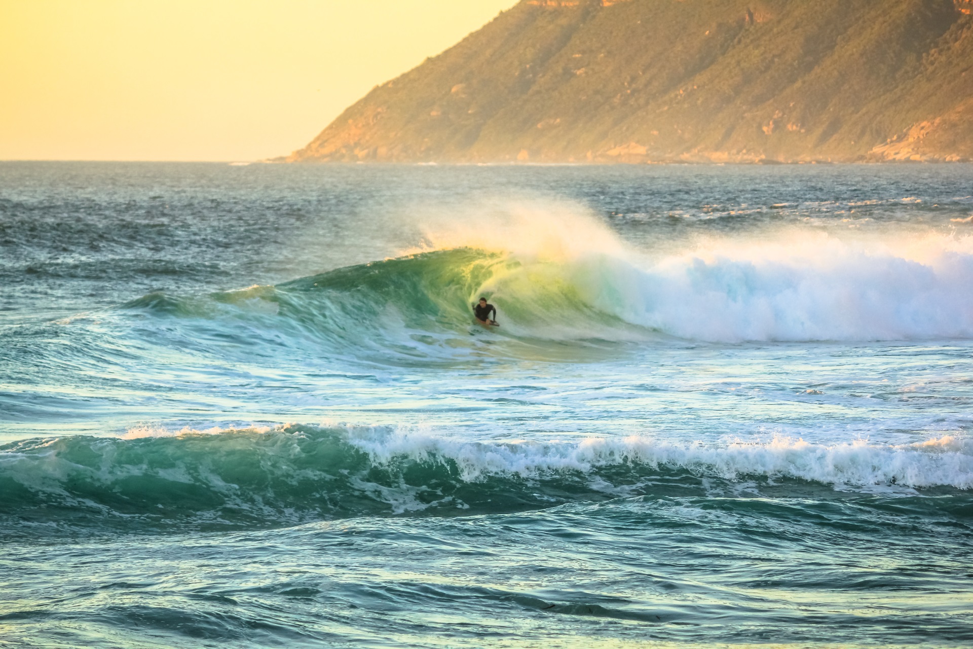 Surfen in Südafrika.