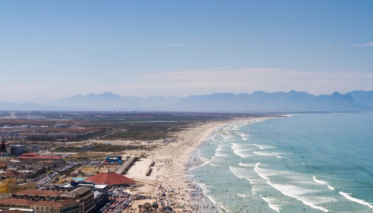 Der Muizenberg Beach in Südafrika.