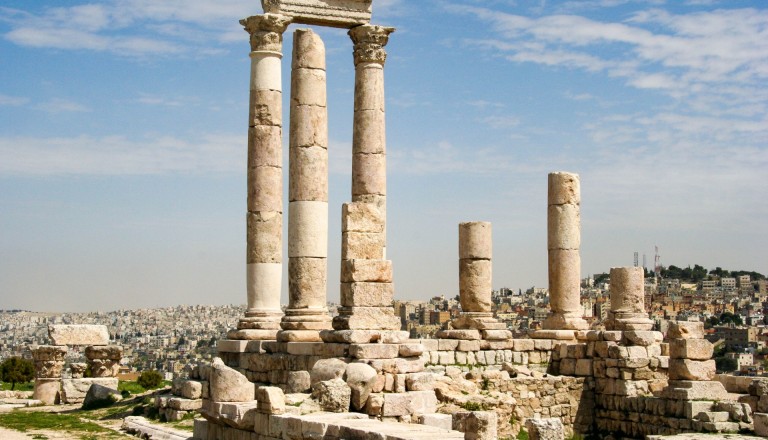 Der Tempel des Herkules im Amman.