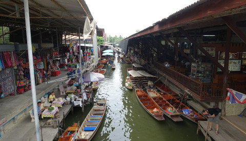 Floating Market in Thailand