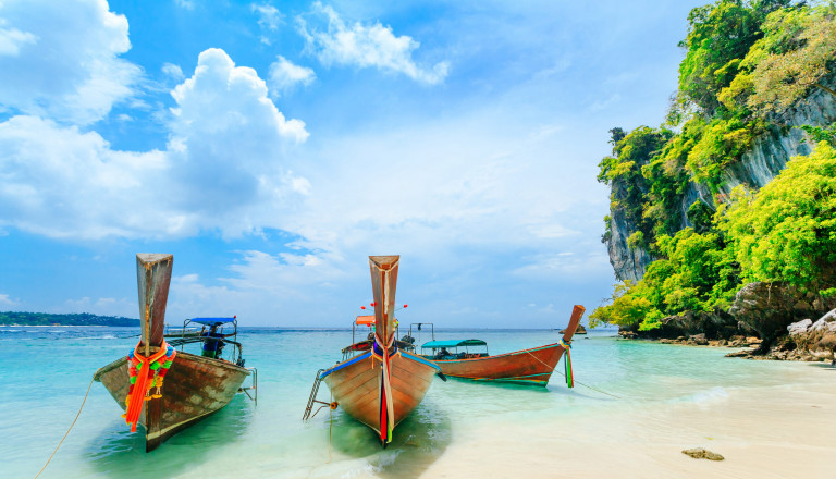 Thailand Strand Boote