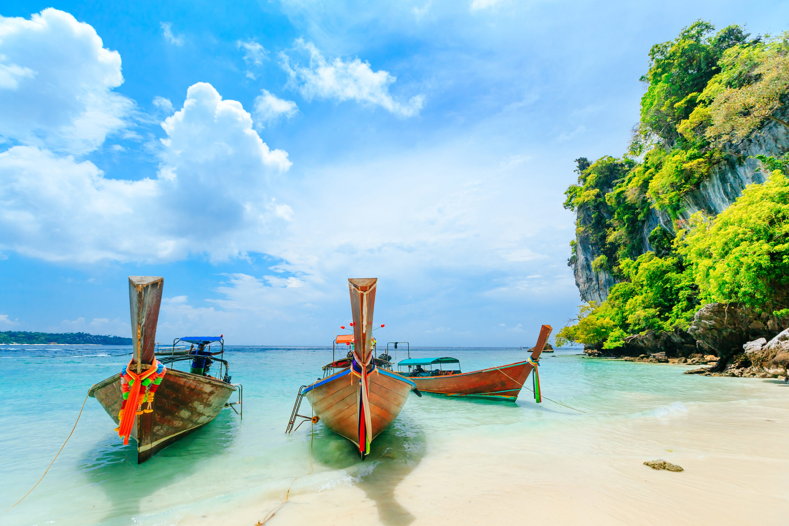 Thailand Strand Boote