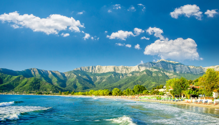 Golden Beach auf Thassos