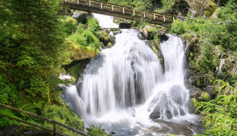 Die Triberger Wasserfälle im Schwarzwald.