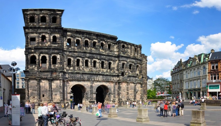 Die Porta Nigra in Trier.