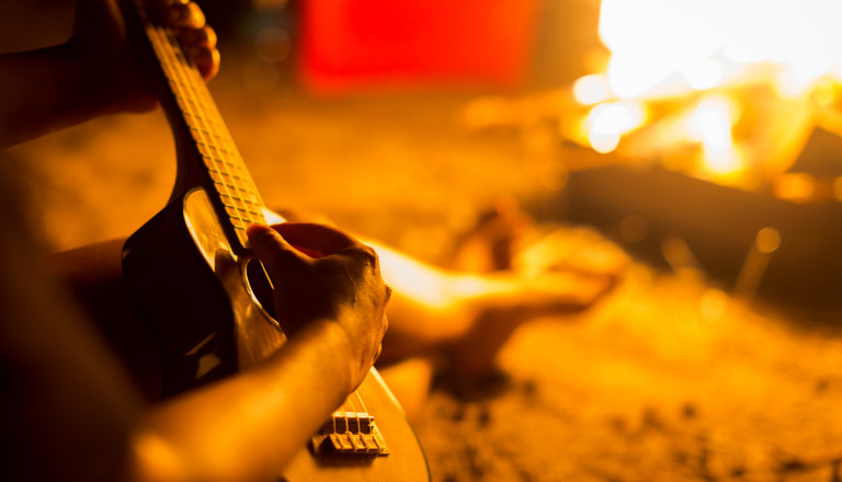 Lagerfeuer am Strand