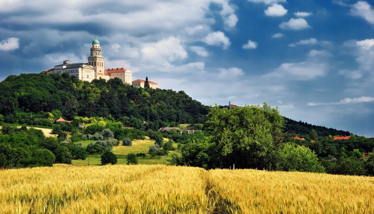 Das Kloster Pannonhalma in Ungarn.