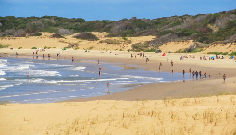 Strand im Santa Teresa Nationalpark von Uruguay