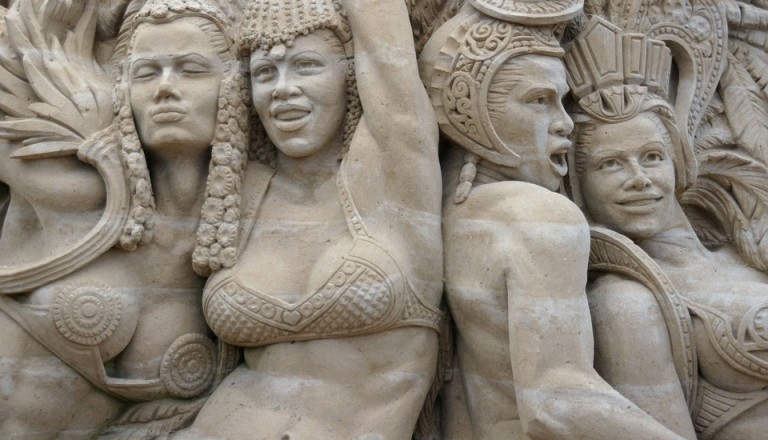 Das Sandskulpturenfestival auf Usedom.