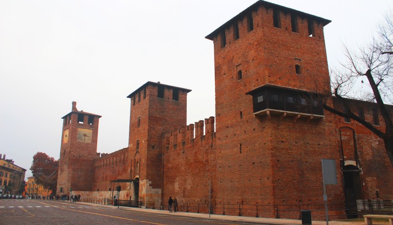 Das Castelvecchio in Verona. 