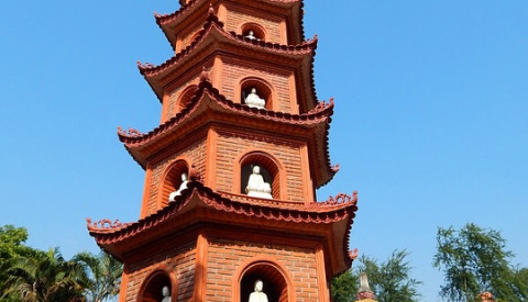 Die Einsäulenpagode in Hanoi.