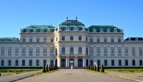 Das Schloß Belvedere in Wien