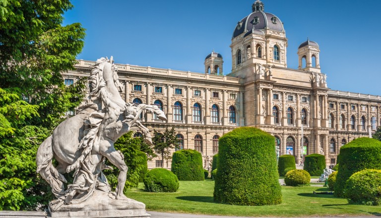 Das Naturhistorische Museum in Wien.