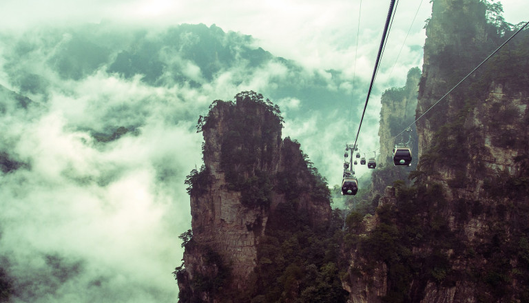 Zhangjiajie Nationalpark Seilbahn